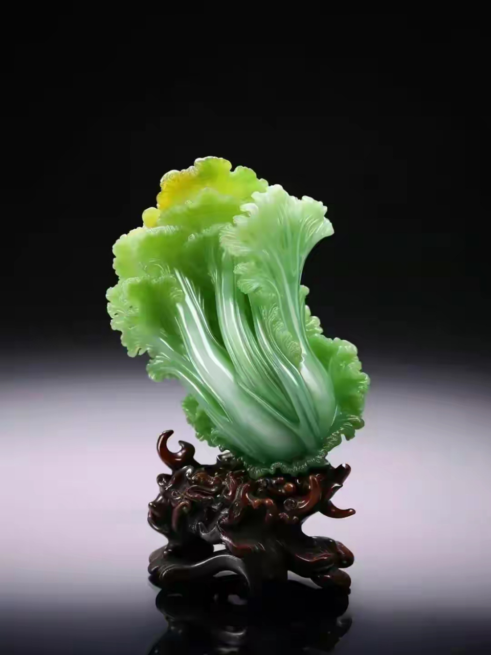 美图分享,玉雕白菜,带来纯净与治愈的能量 #跨年创作挑战赛