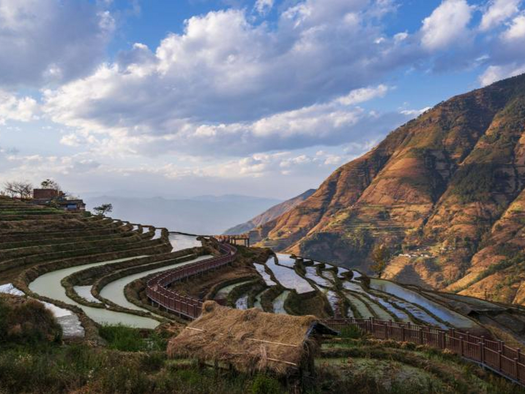 我的年度旅行记#米易新山梯田,位于四川省攀枝花市米易县新山傈俗族