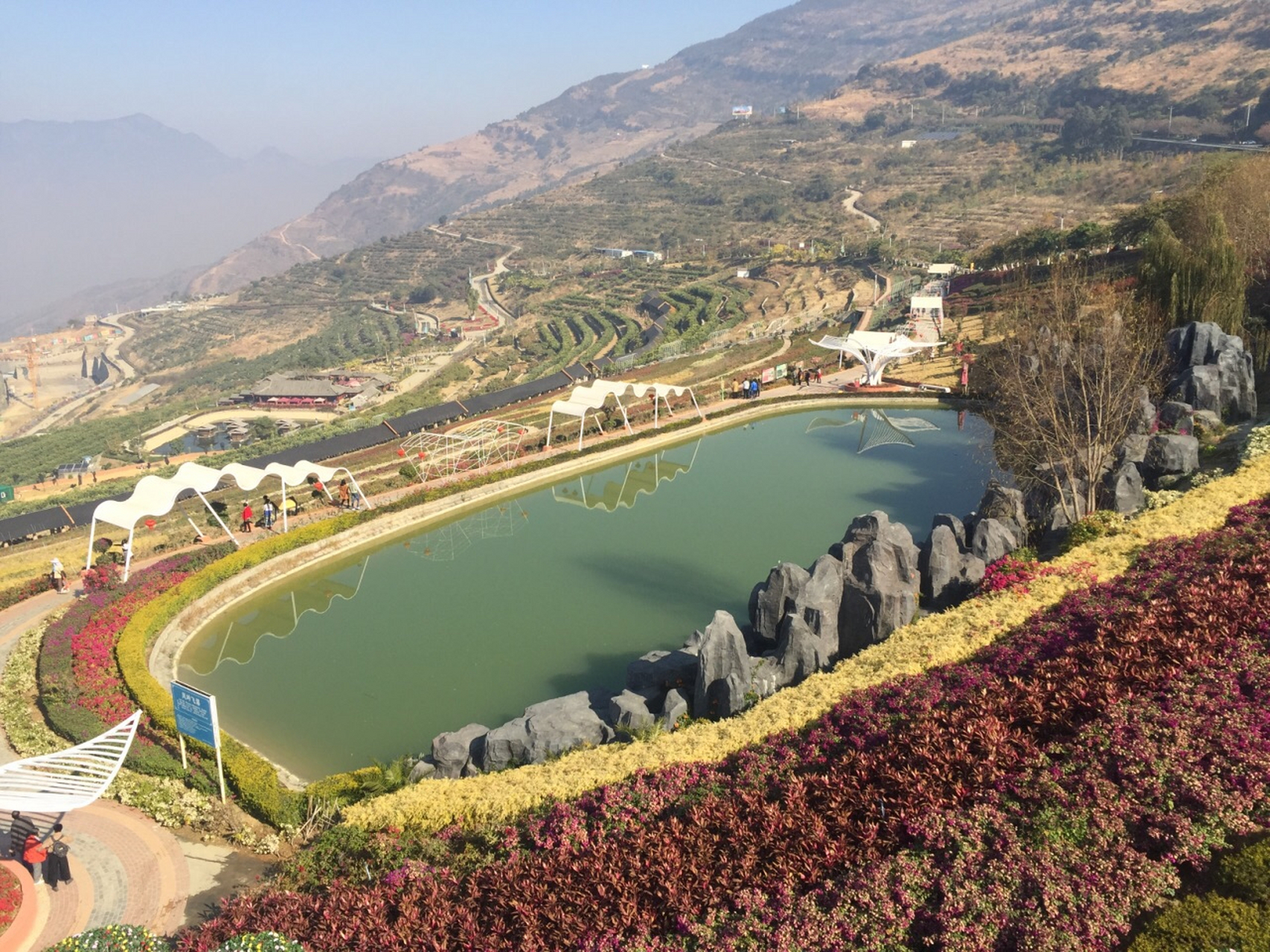 我的年度旅行记#阿署达花舞人间景区,位于四川省攀枝花市东区银江镇