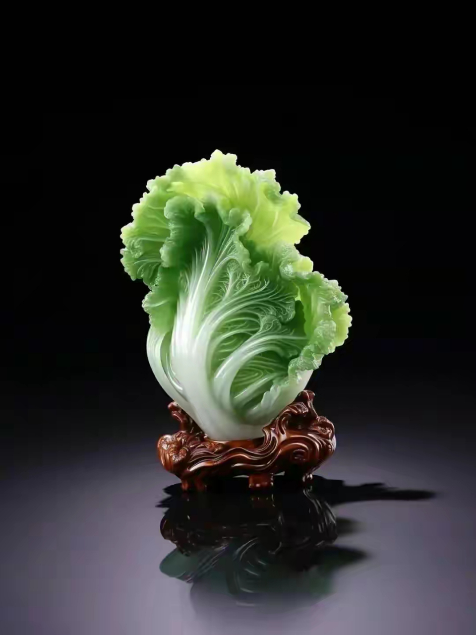 美图分享,玉雕白菜,带来纯净与治愈的能量 #跨年创作挑战赛