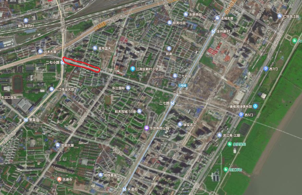 武汉地铁10号线二七小路站