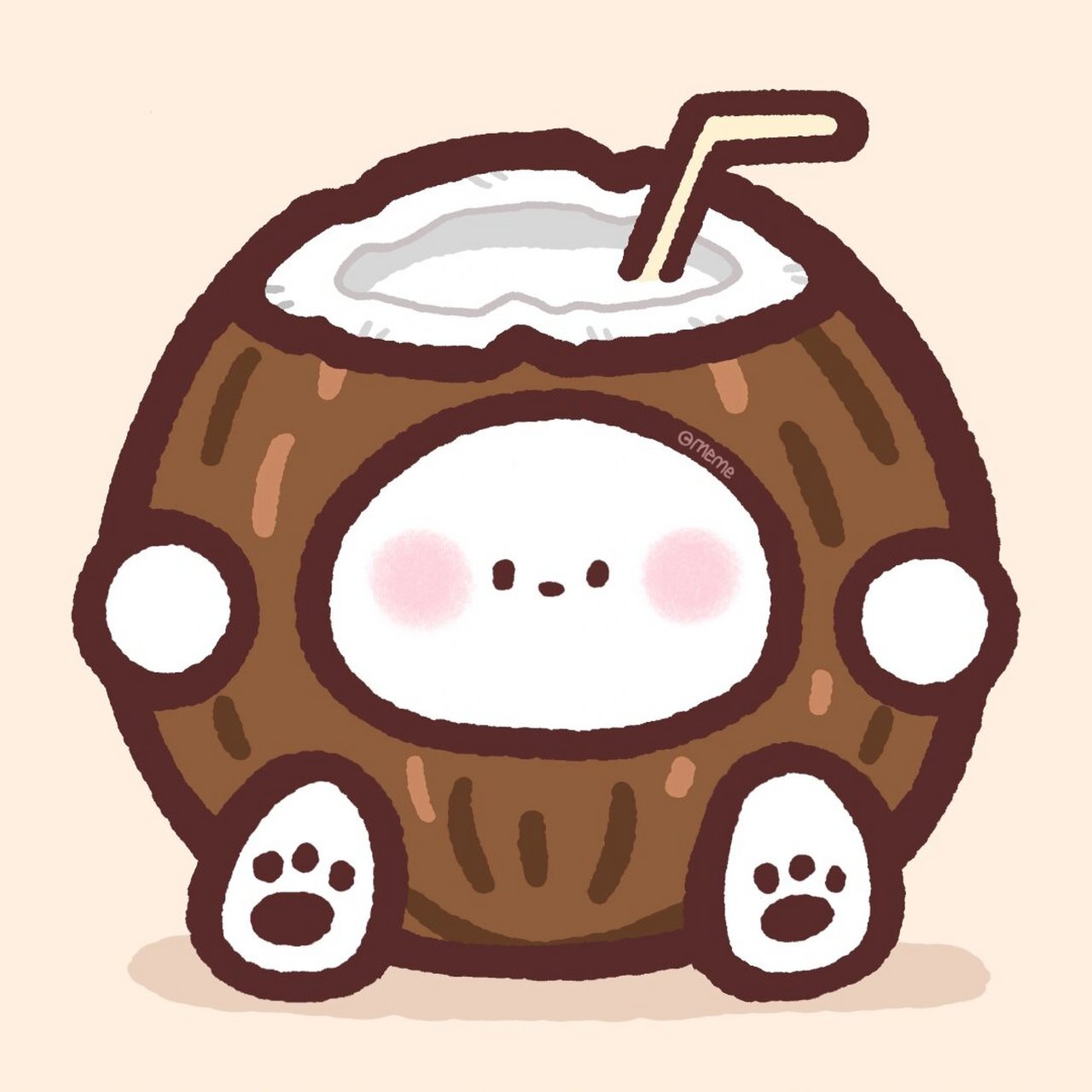 情头分享|椰子狗情头  快来换头像啦～蹲椰子的宝子用起来