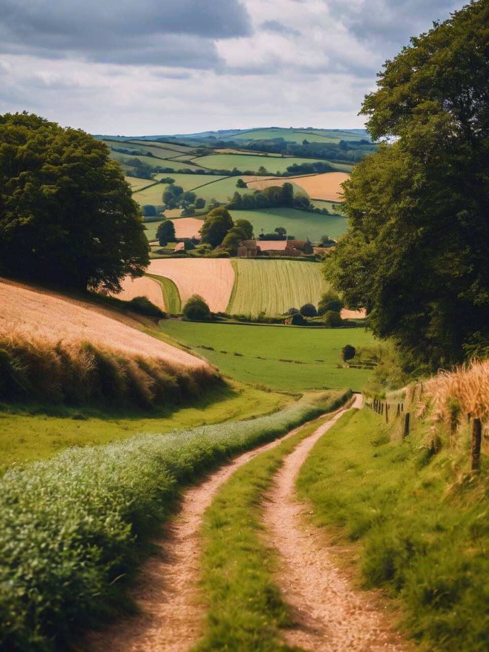 田园风光,广阔的田野