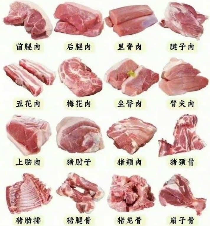 好猪肉和猪婆肉区分图图片