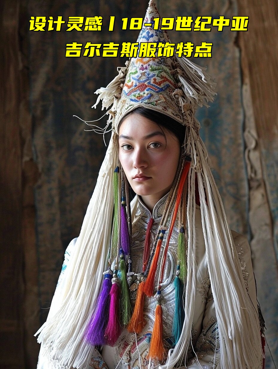 19世纪中亚吉尔吉斯服饰特点
