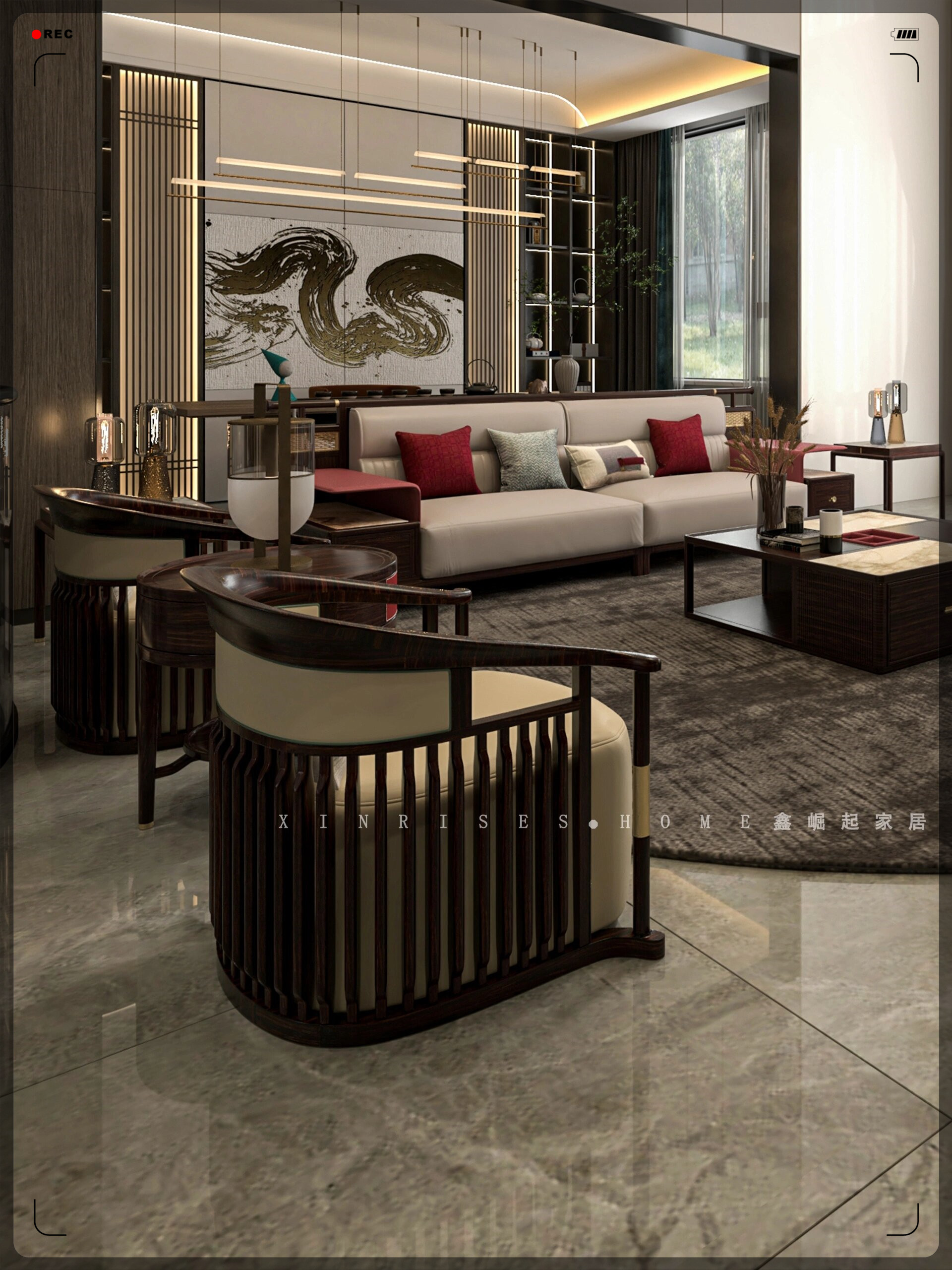 散发与众不同的气质,新中式沙发超值的选择