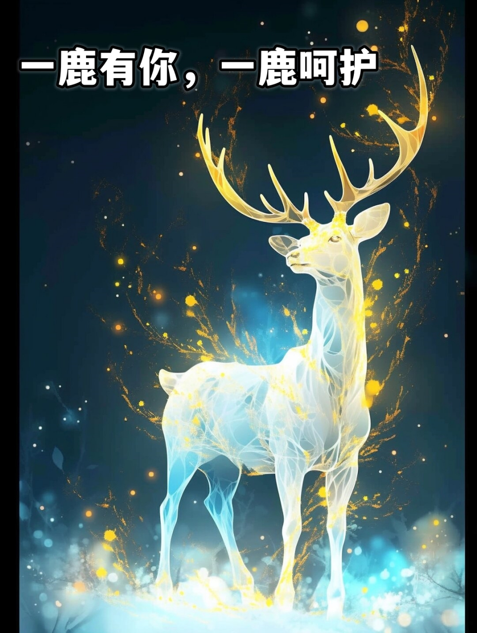 一鹿有你,一鹿呵护
