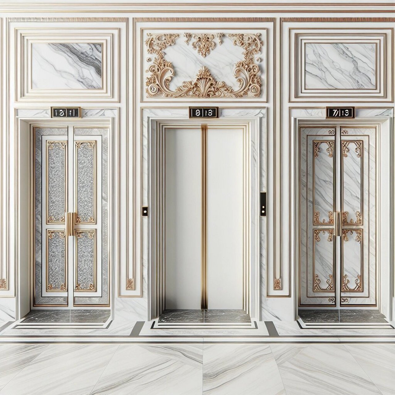 不定时分享设计图 电梯门套  "这几款电梯门套,灵感