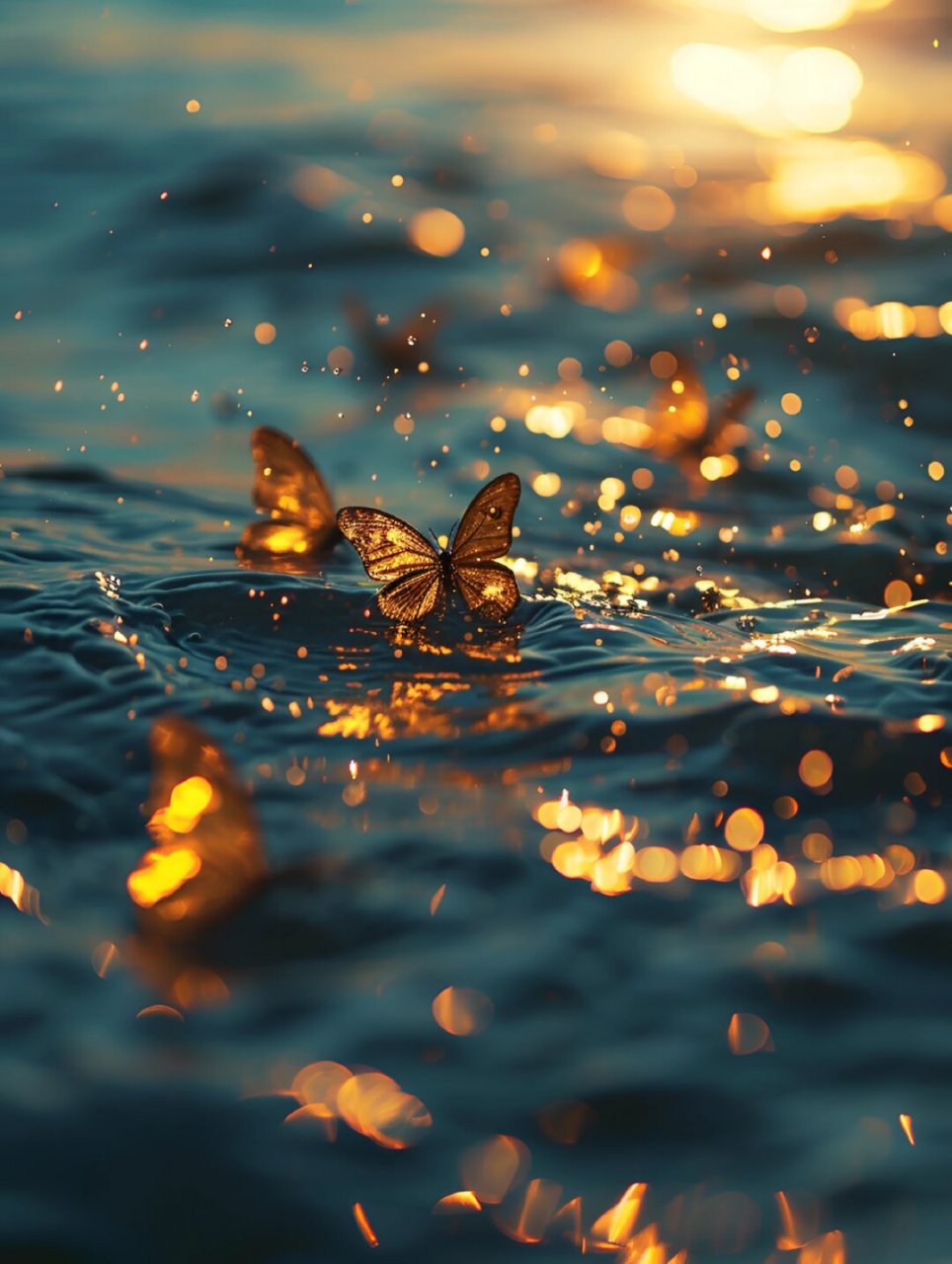 唯美意境壁纸  好漂亮的蝴蝶壁纸,太有意境了!