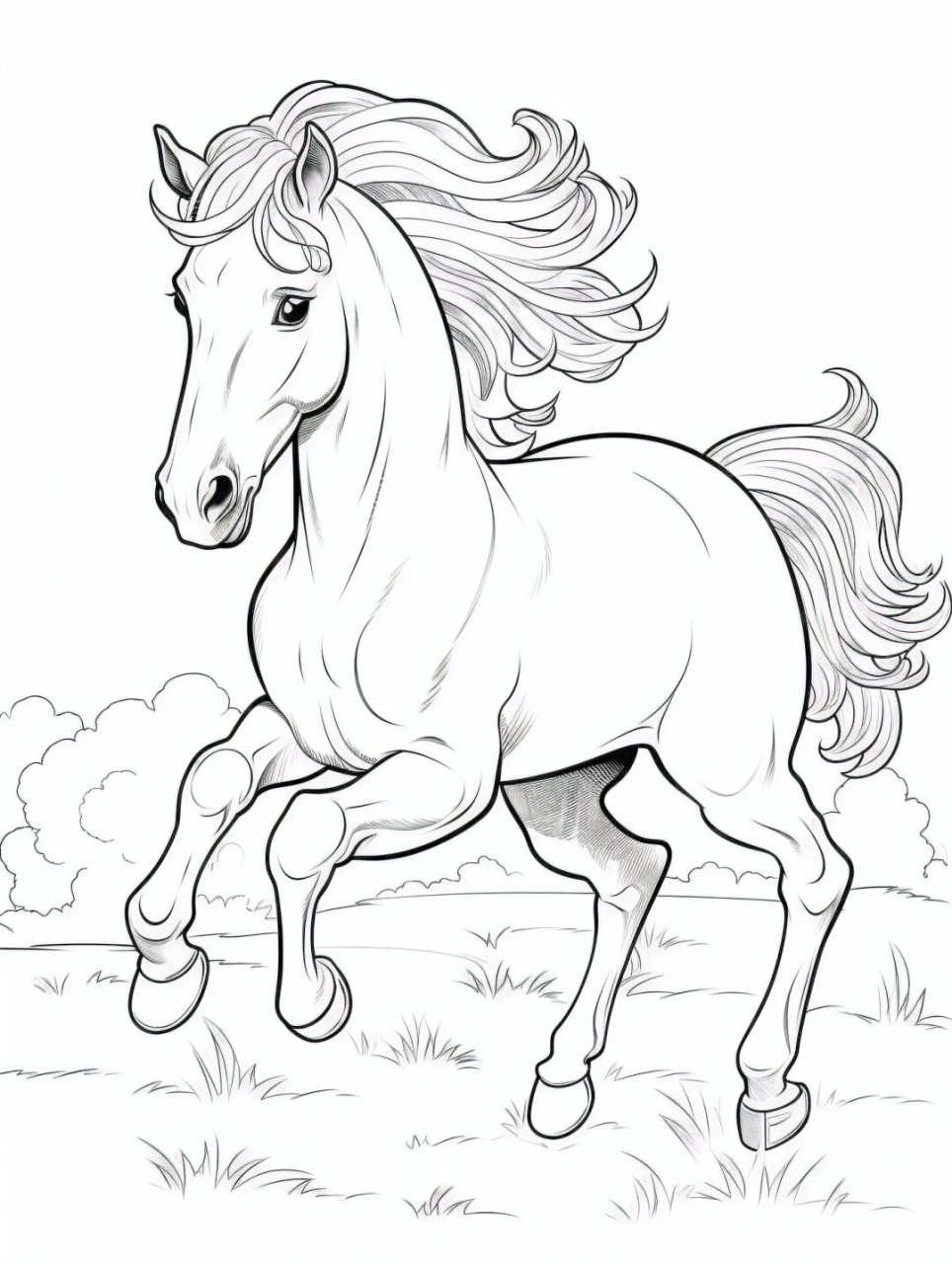 奔驰的骏马,自由,激情与力量的象征,令人心驰