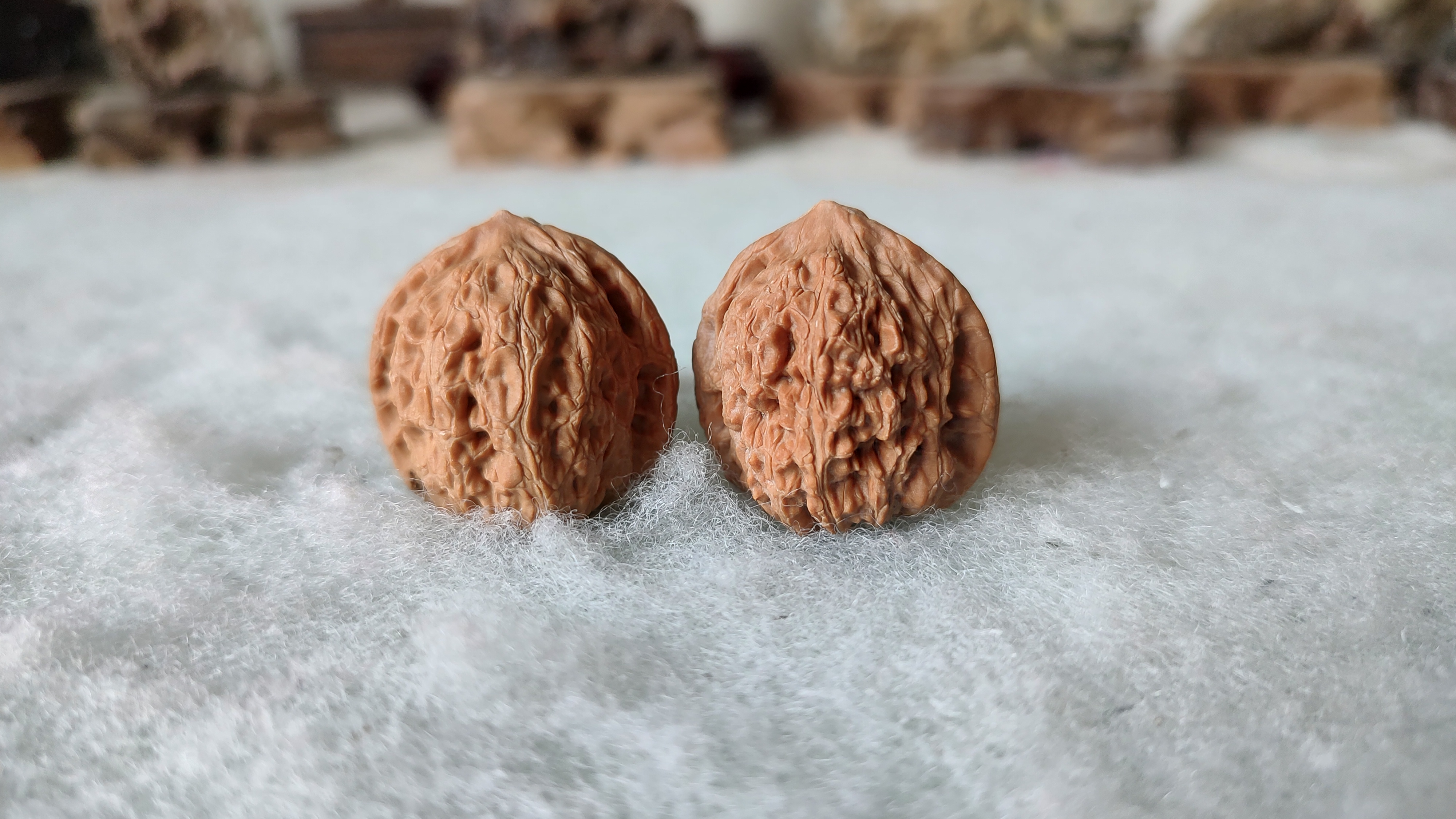 风氏文玩收藏馆:0089 麻核桃 公子帽