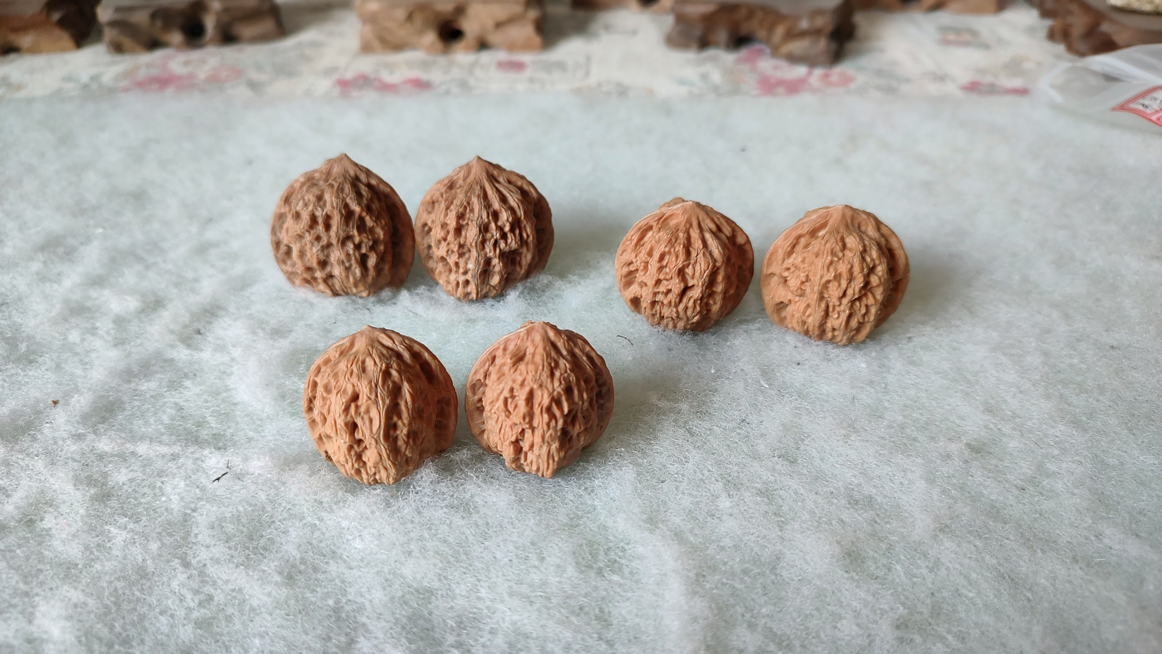 风氏文玩收藏馆:0089 麻核桃 公子帽