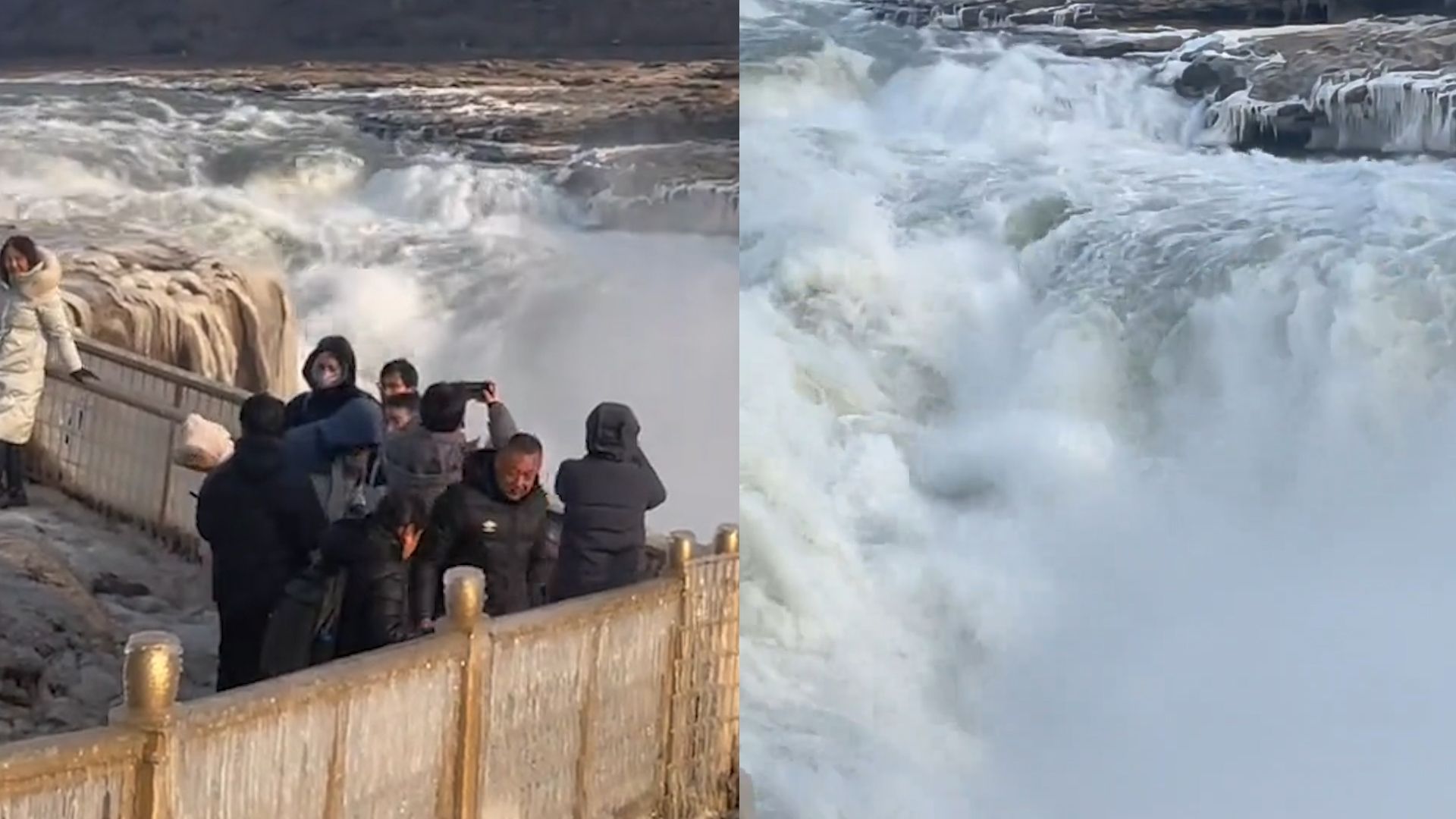 游客拍摄黄河水变清澈 网友:圣人出,黄河清