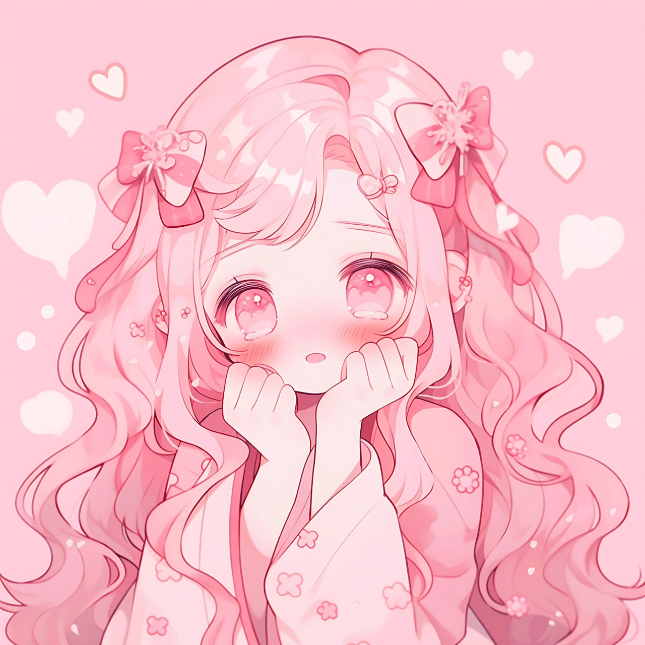 谁会拒绝一个粉粉嫩嫩的女孩子啊6#最靓头像壁纸征集赛