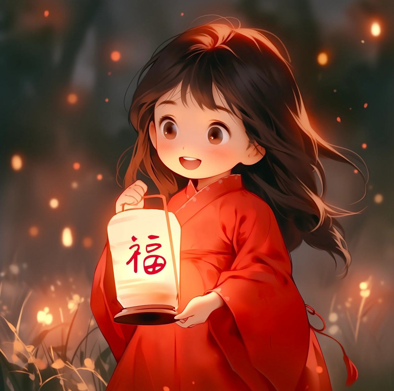 2024新年女头像分享! 过年了,就要红色的,喜气洋洋的!