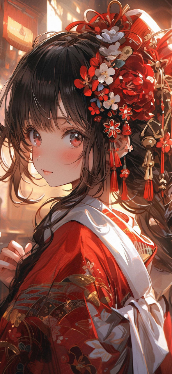 新年红色壁纸 新年红,少女心,一触即发的甜蜜壁纸,这不就来了么,你