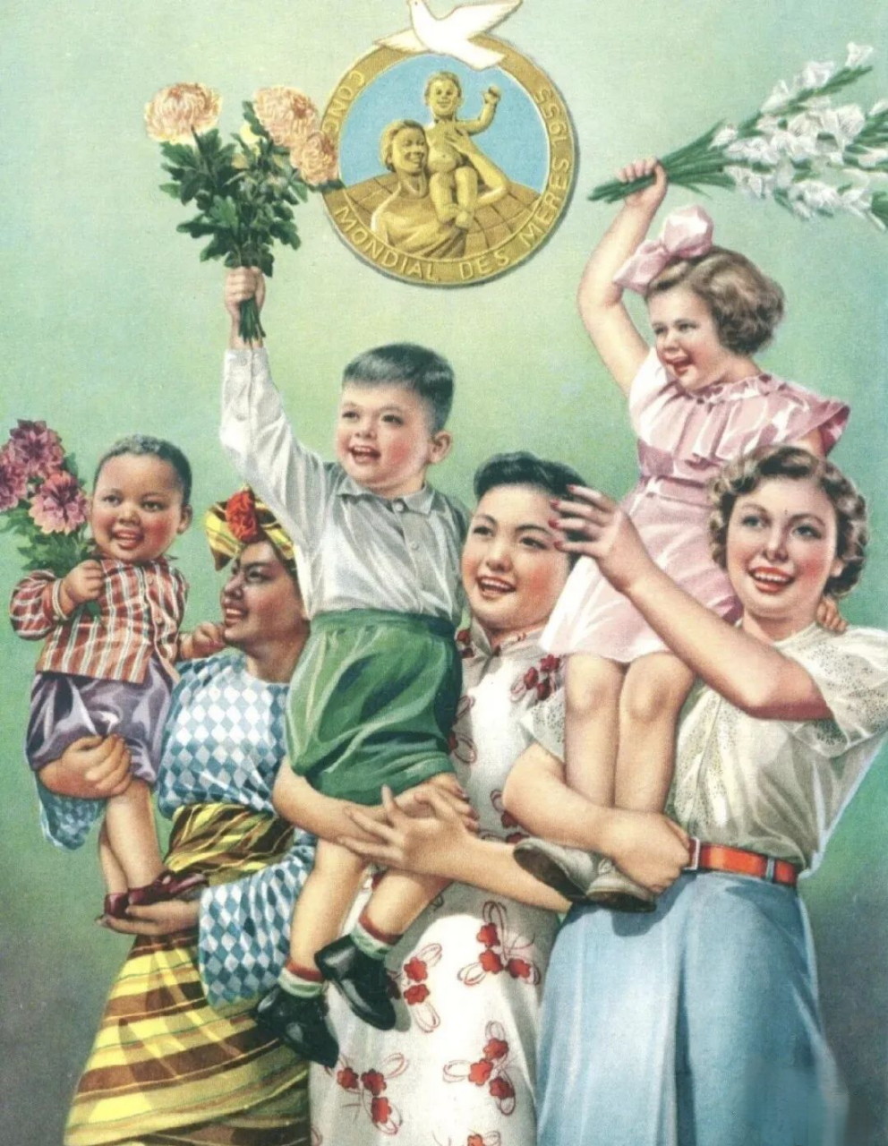 中苏友谊老宣传画