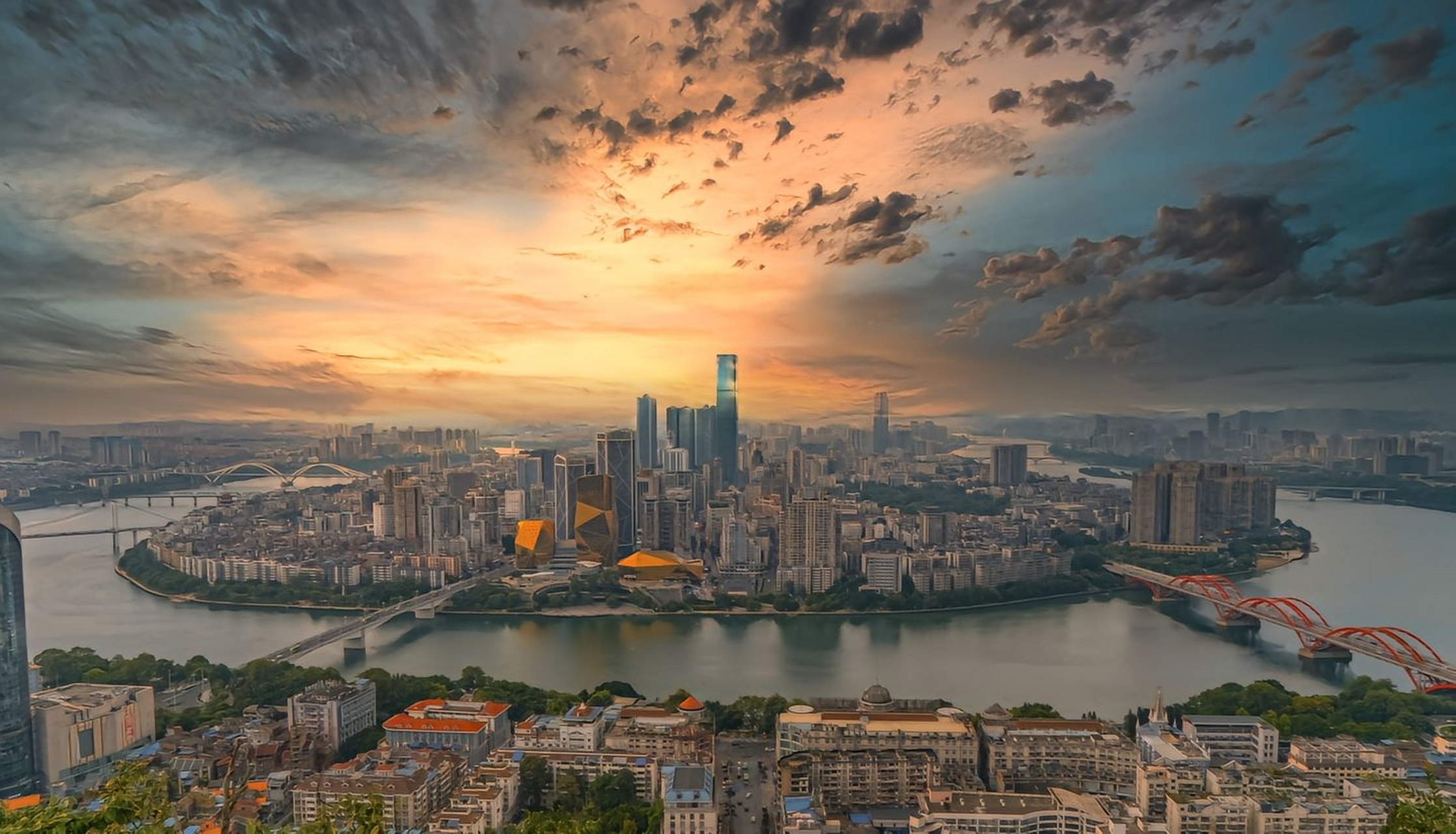 第一次来广西柳州旅游,被马鞍山公园震撼到了!