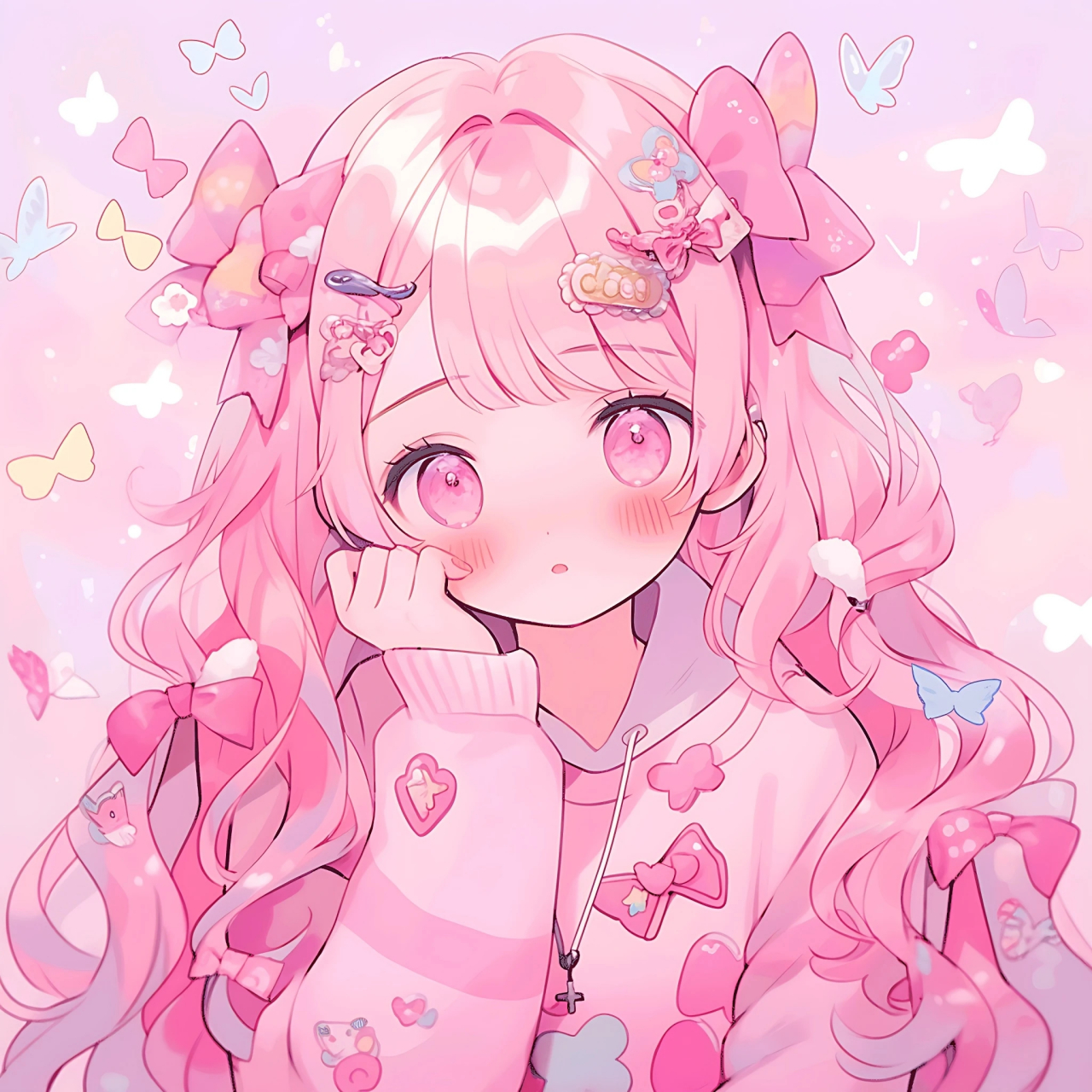 谁会拒绝一个粉粉嫩嫩的女孩子啊5#最靓头像壁纸征集赛