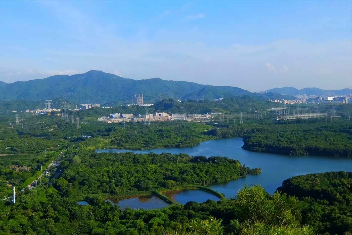 铁岗水库公园图片