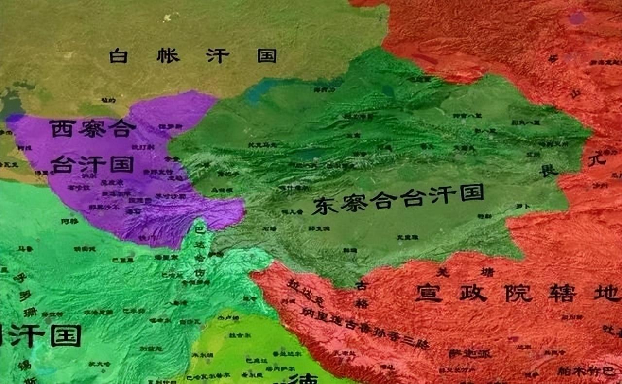 成吉思汗子孙之间、四大汗国与元帝国之间的微妙关系！