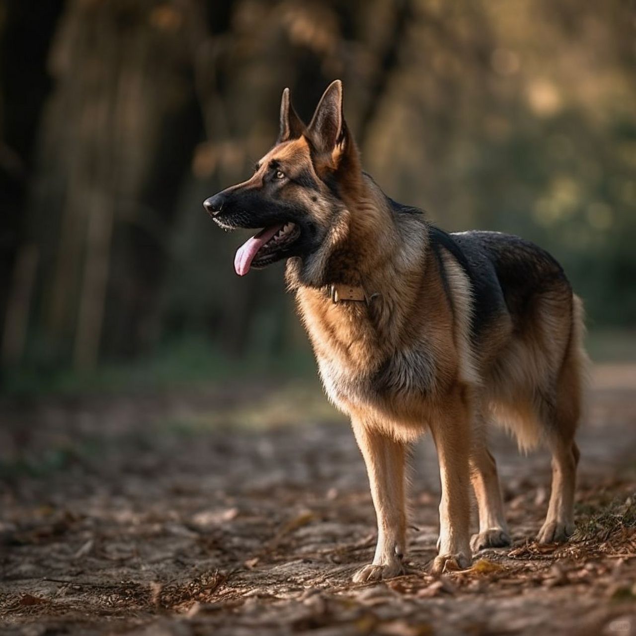 德国牧羊犬唯美图片