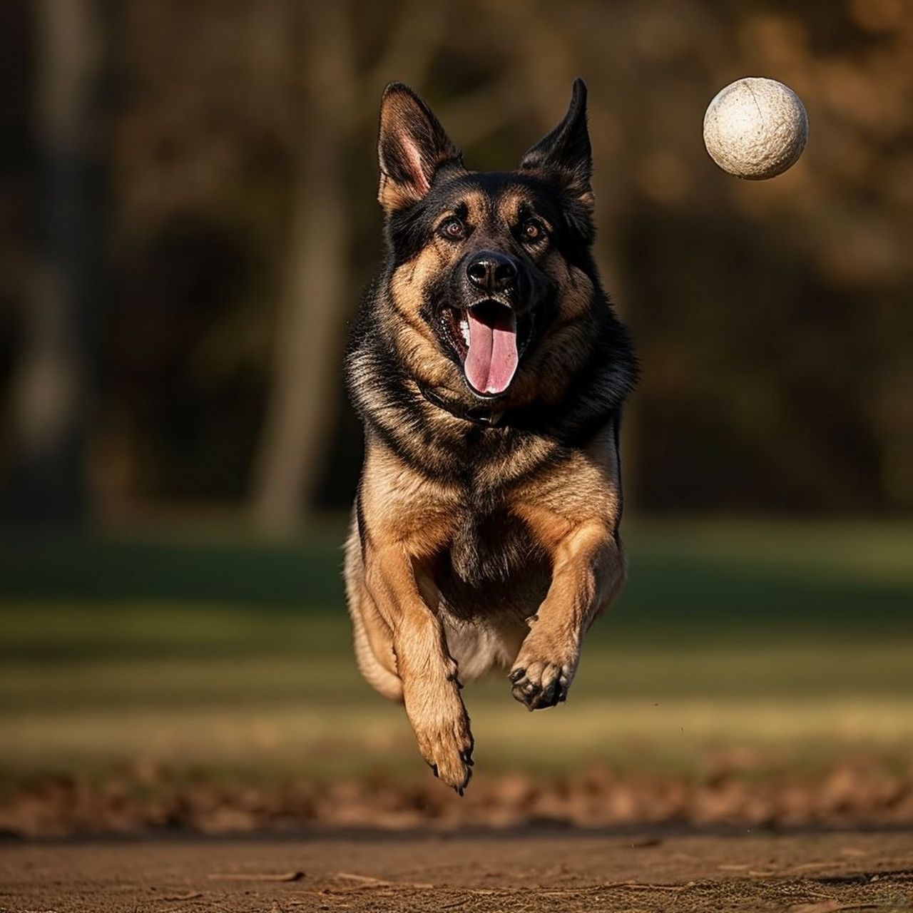 德国牧羊犬唯美图片