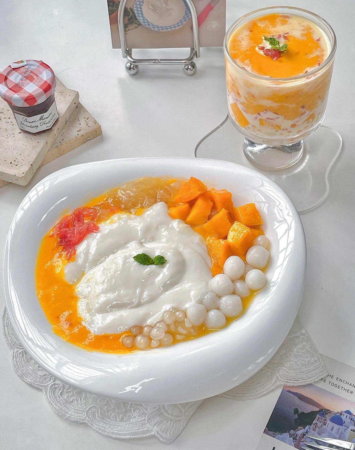 有没有不爱杨枝甘露的仙女♀ 我真的太爱了 上糯唧唧的冰汤圆&滑嫩嫩