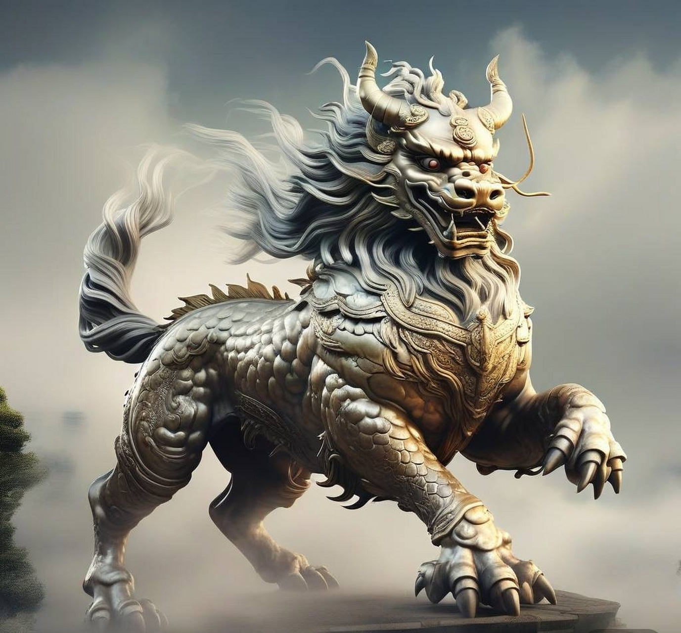 麒麟是一种什么样的神兽? 有人说龙生九子,麒麟是龙的儿子.