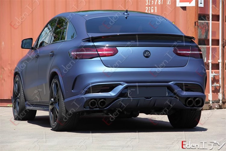 奔驰glecoupe改装carlsson碳纤维小包围卡尔森尾翼前唇风刀顶翼