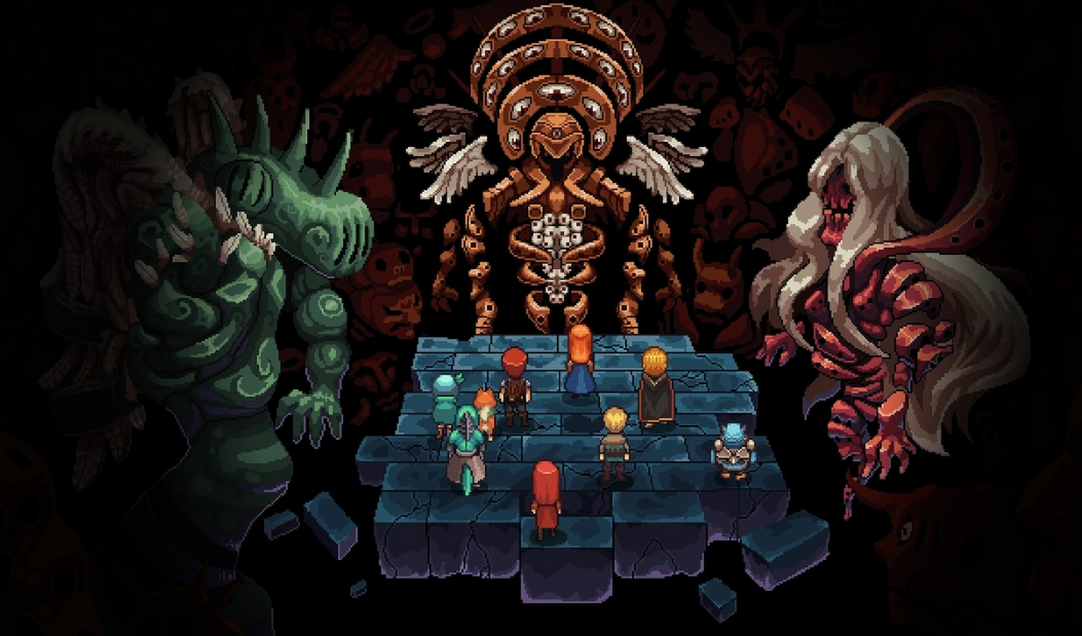 《锁链回声》是一款由德国人制作的日式角色扮演游戏,故事错综复杂