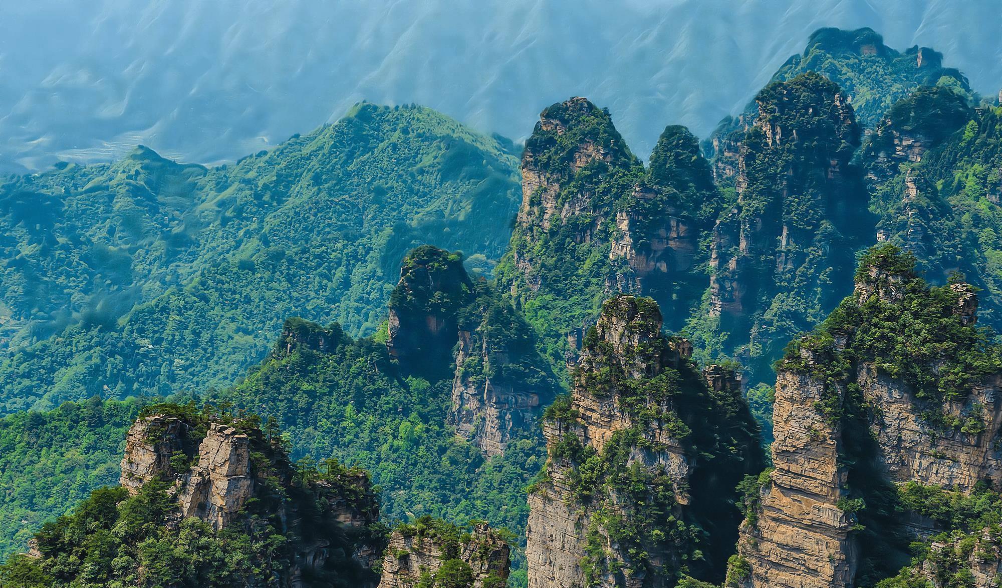 杨家界风景图片图片