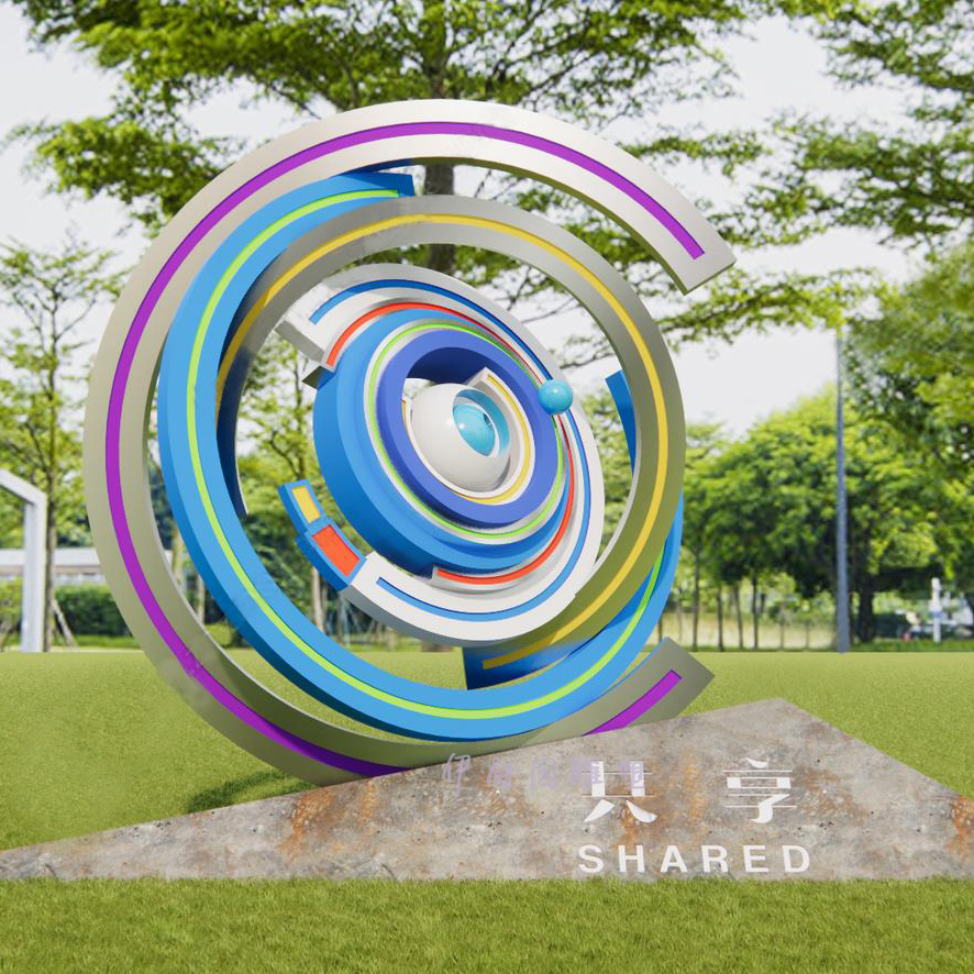 校园主题雕塑的设计要符合学校的办学理念和特色