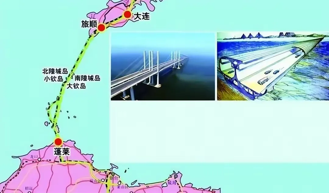 大连跨海大桥规划图片