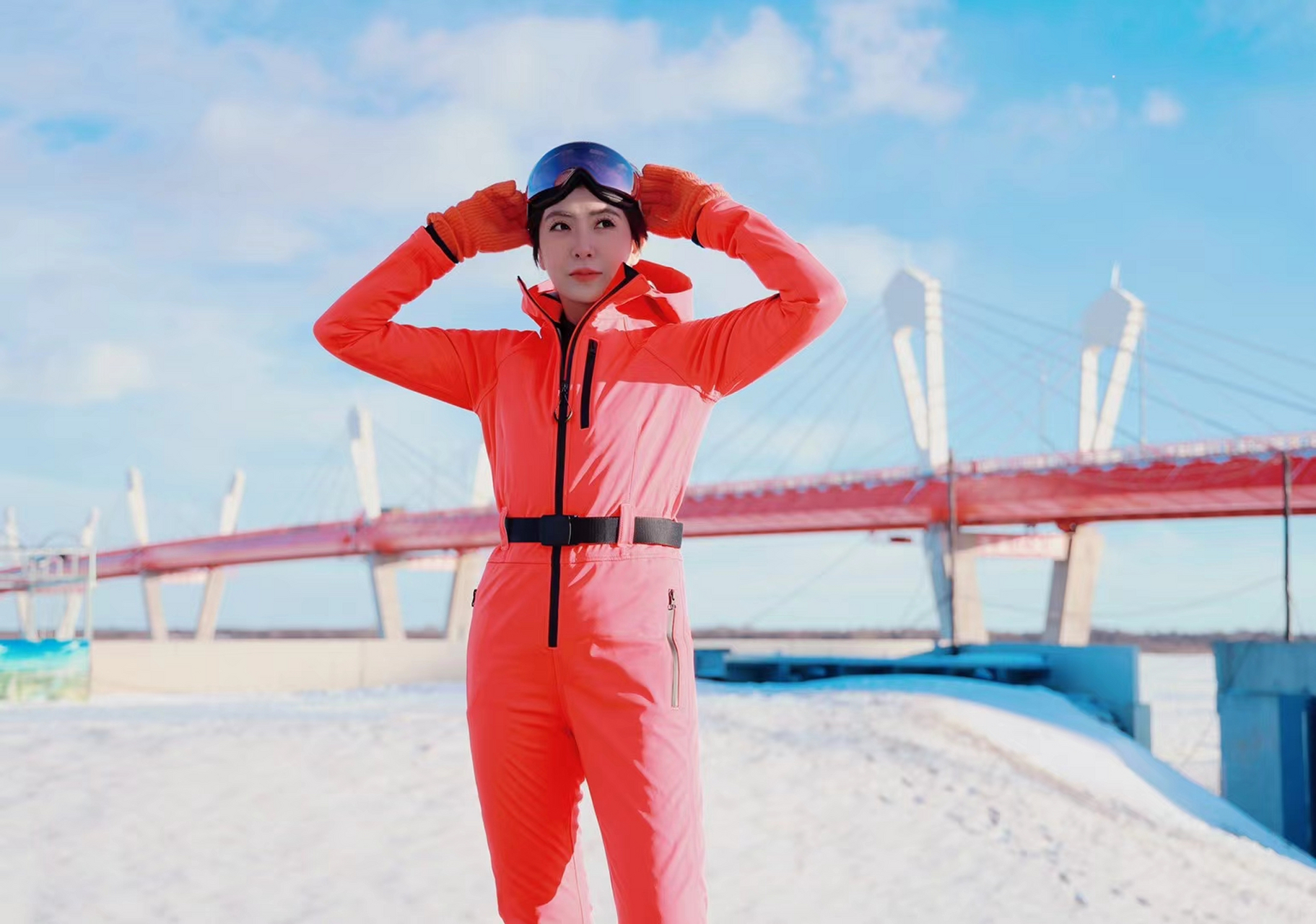 主持人紫檀与"零下28°c的冻人邂逅"