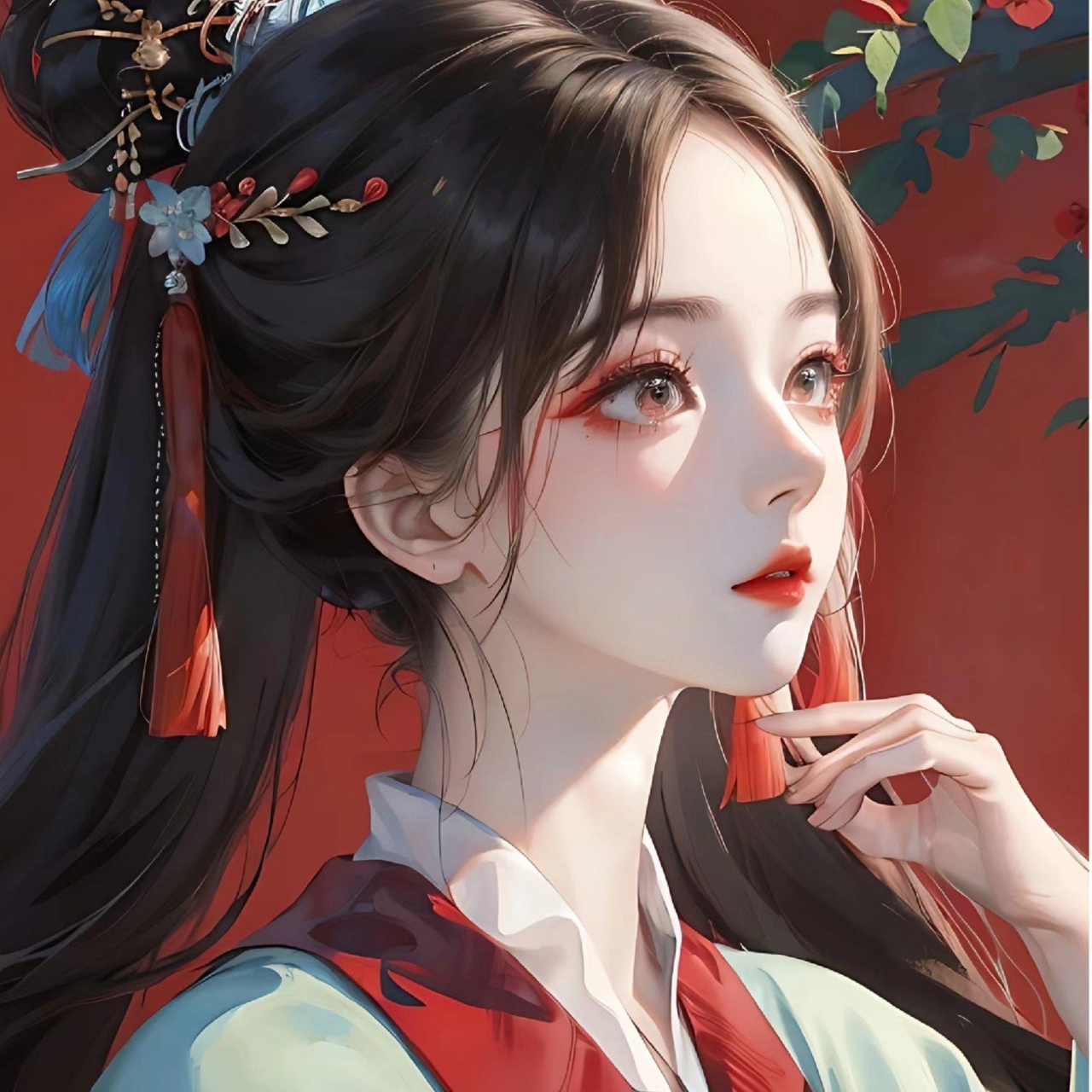 古风绝美动漫女头:"山有木兮木有枝,心悦君兮君不知"[比心]#最靓头像