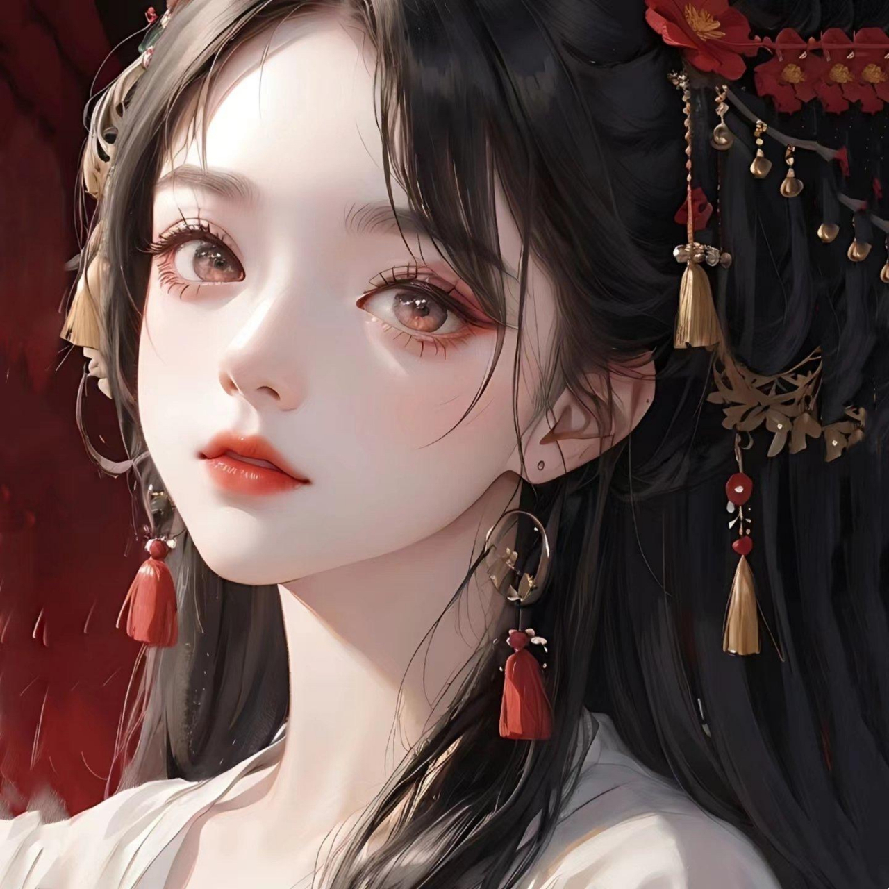 古风绝美动漫女头:"山有木兮木有枝,心悦君兮君不知"[比心]#最靓头像