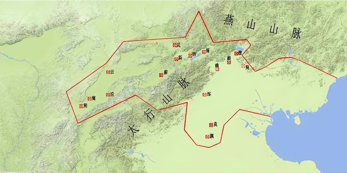 所謂的幽雲十六州,指的是幽(北京),雲(大同),薊(天津),涿(保定),蔚