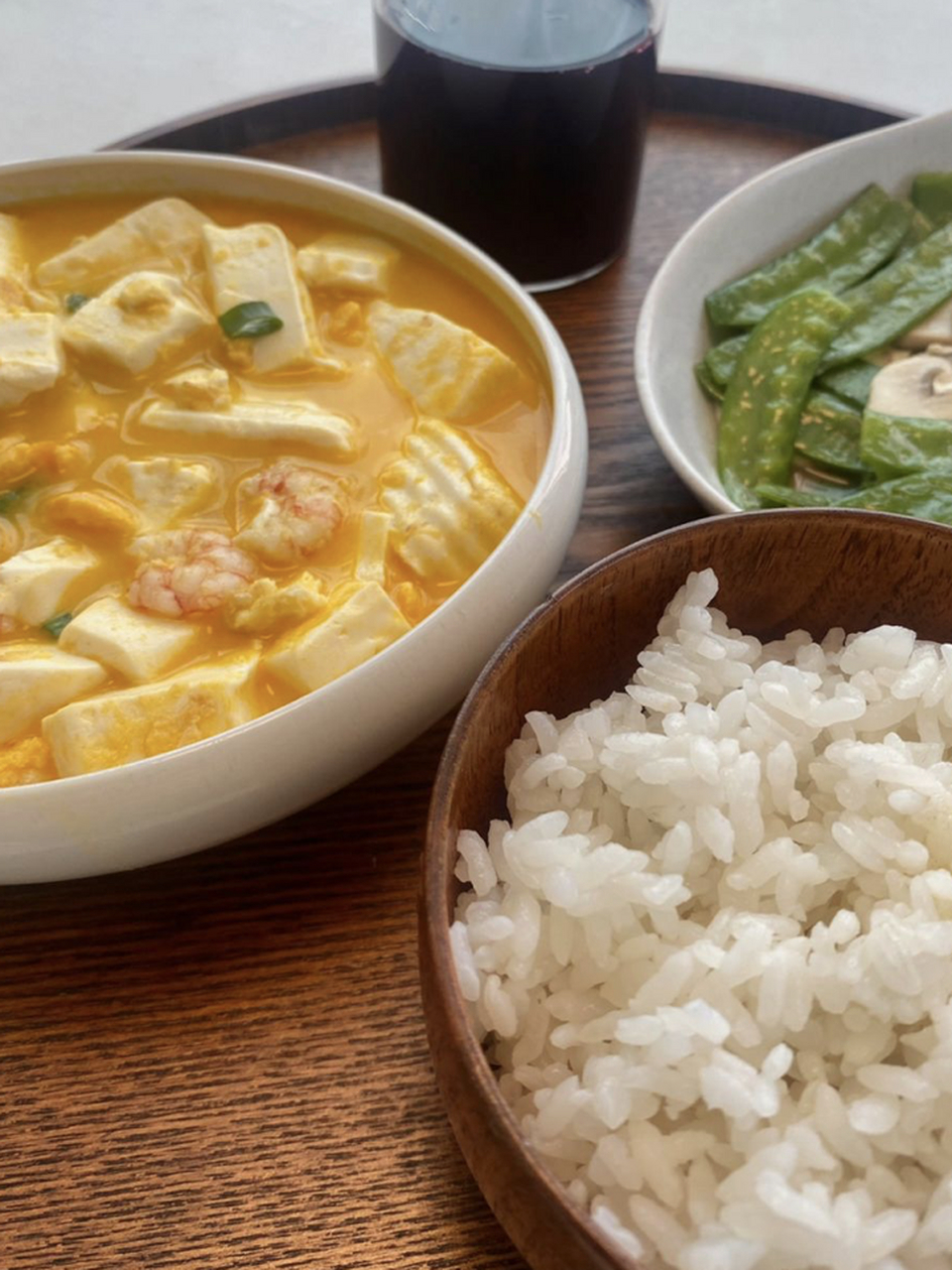 咸蛋黄虾仁豆腐,一道色香味俱佳的美食.