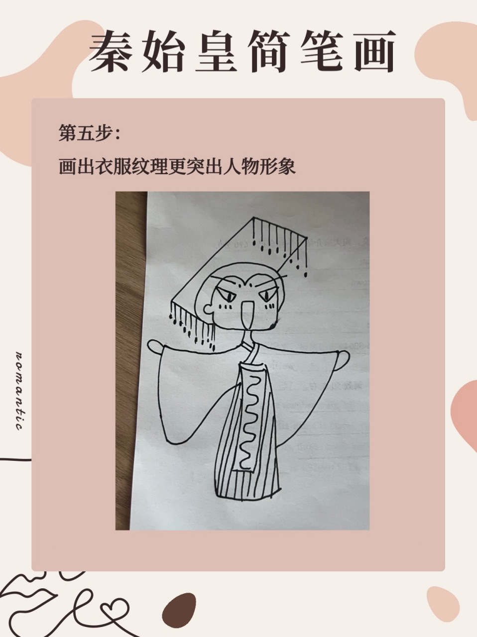 秦始皇简笔画儿童图片