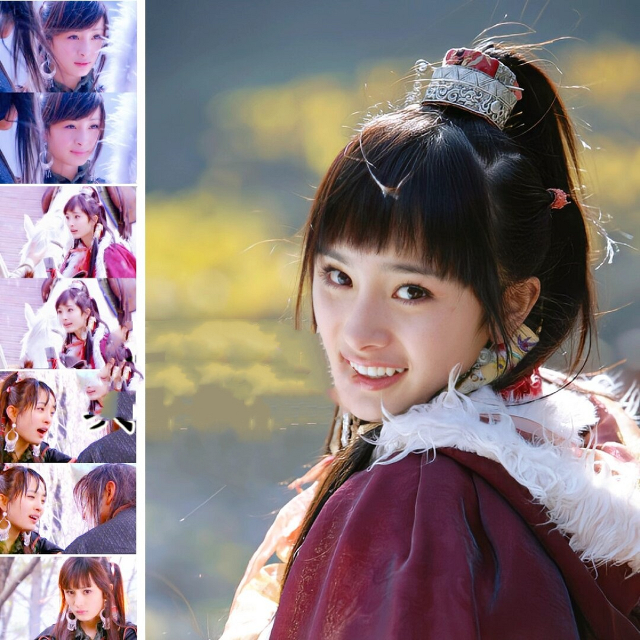 心悦古装美人868 郭襄  起初,杨幂心仪的角色是郭芙,但在试镜过程中