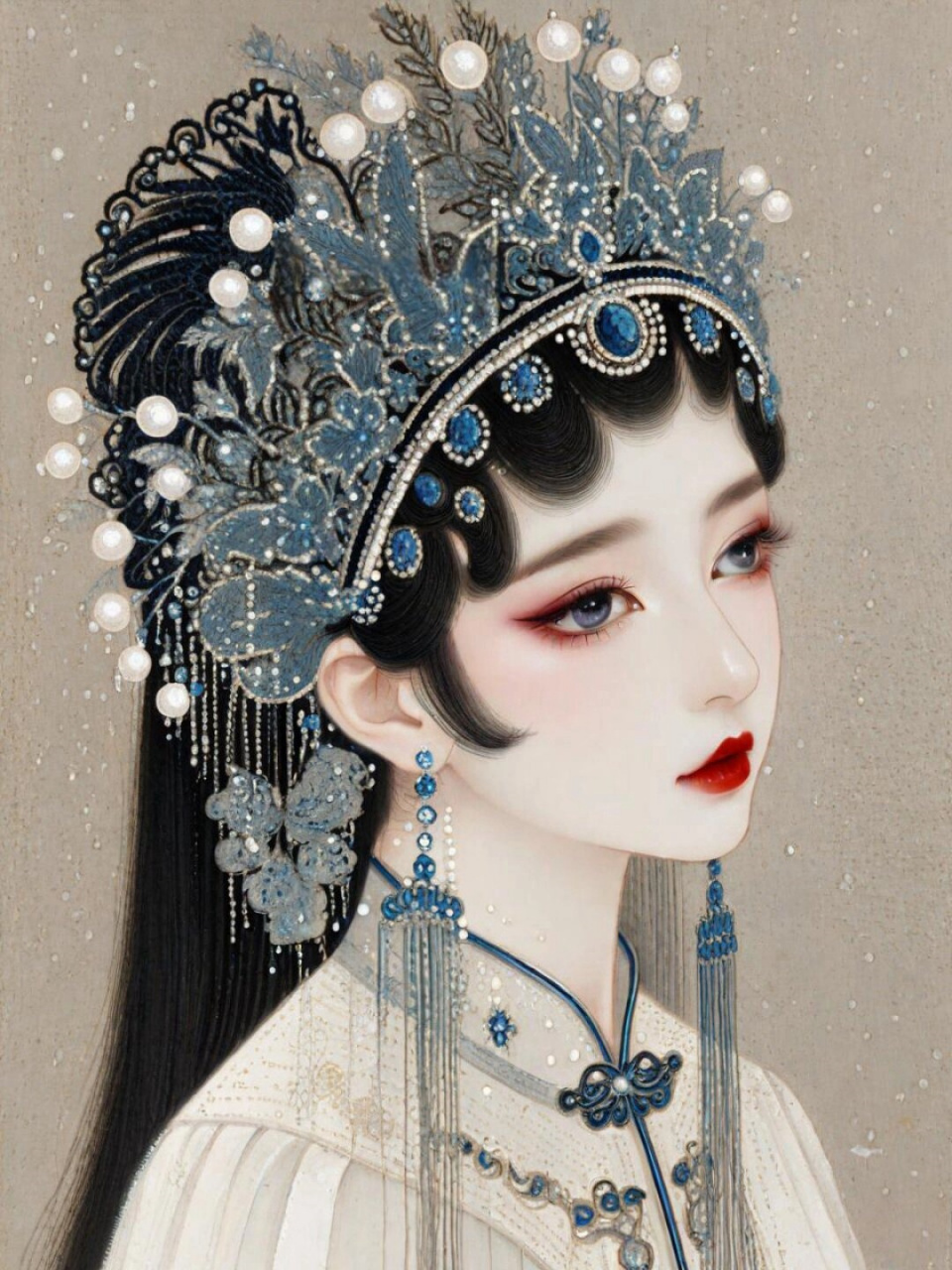 国风:国粹京剧人物  国粹京剧,魅力无穷!