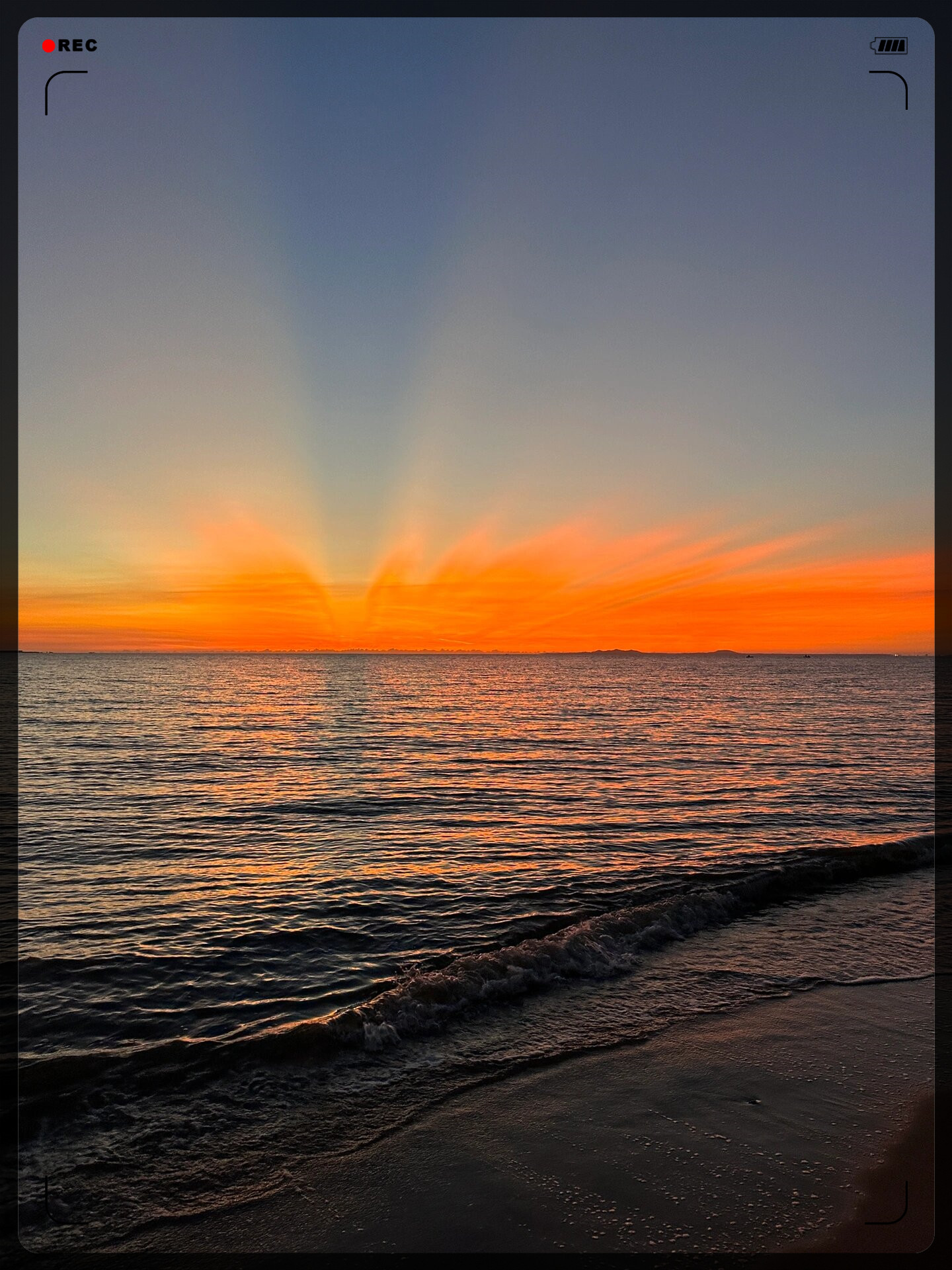 太阳大海 真实照片图片