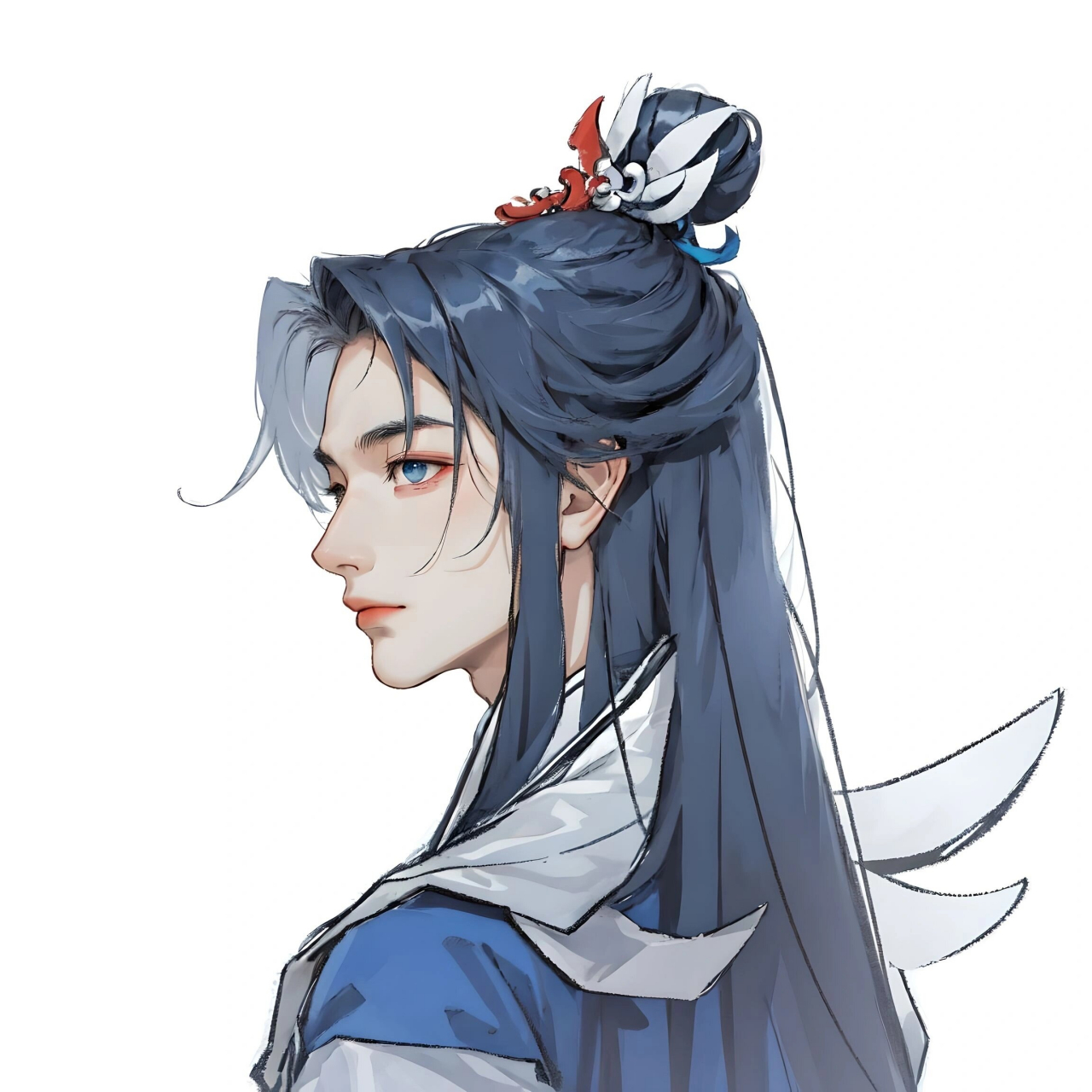 王者荣耀后羿&嫦娥情侣头像: 喜鹊在云上架桥 命定之人 会在从桥的那