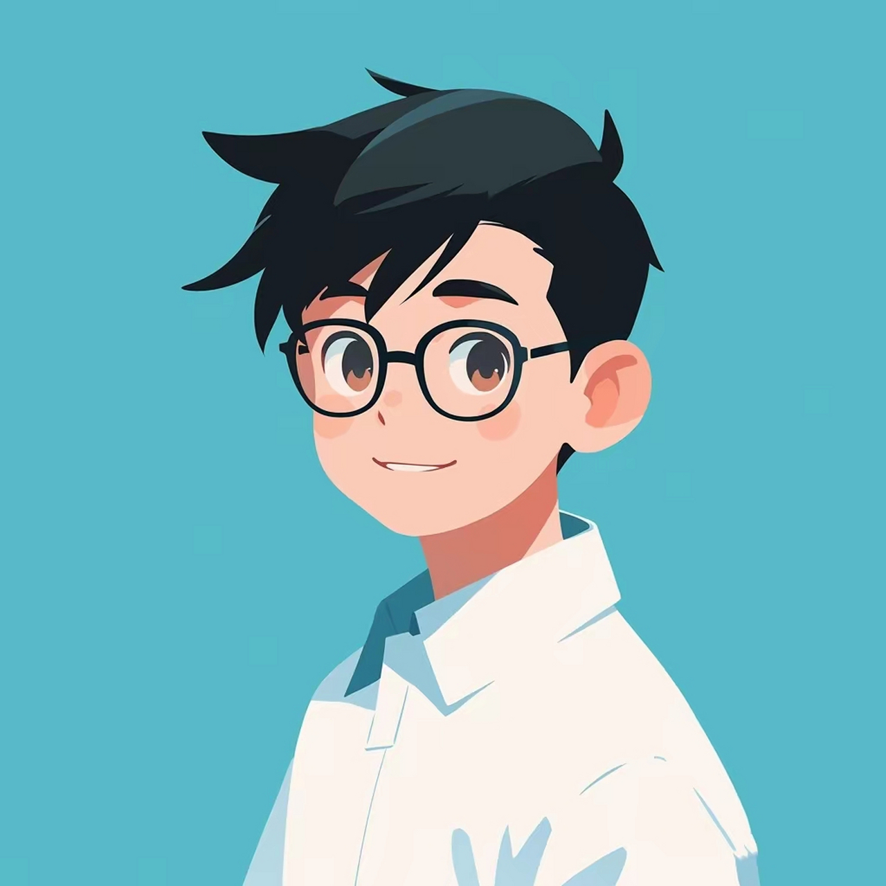 戴眼镜,文质彬彬的男生头像分享 #跨年创作挑战赛