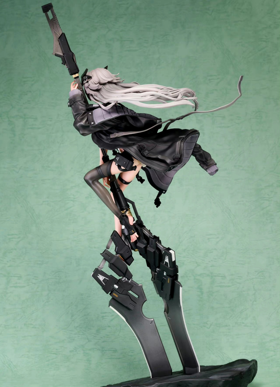 模型欣赏:wing 机械女战士系列手办 a-z:(a)实物图, 巨大的武器与娇小