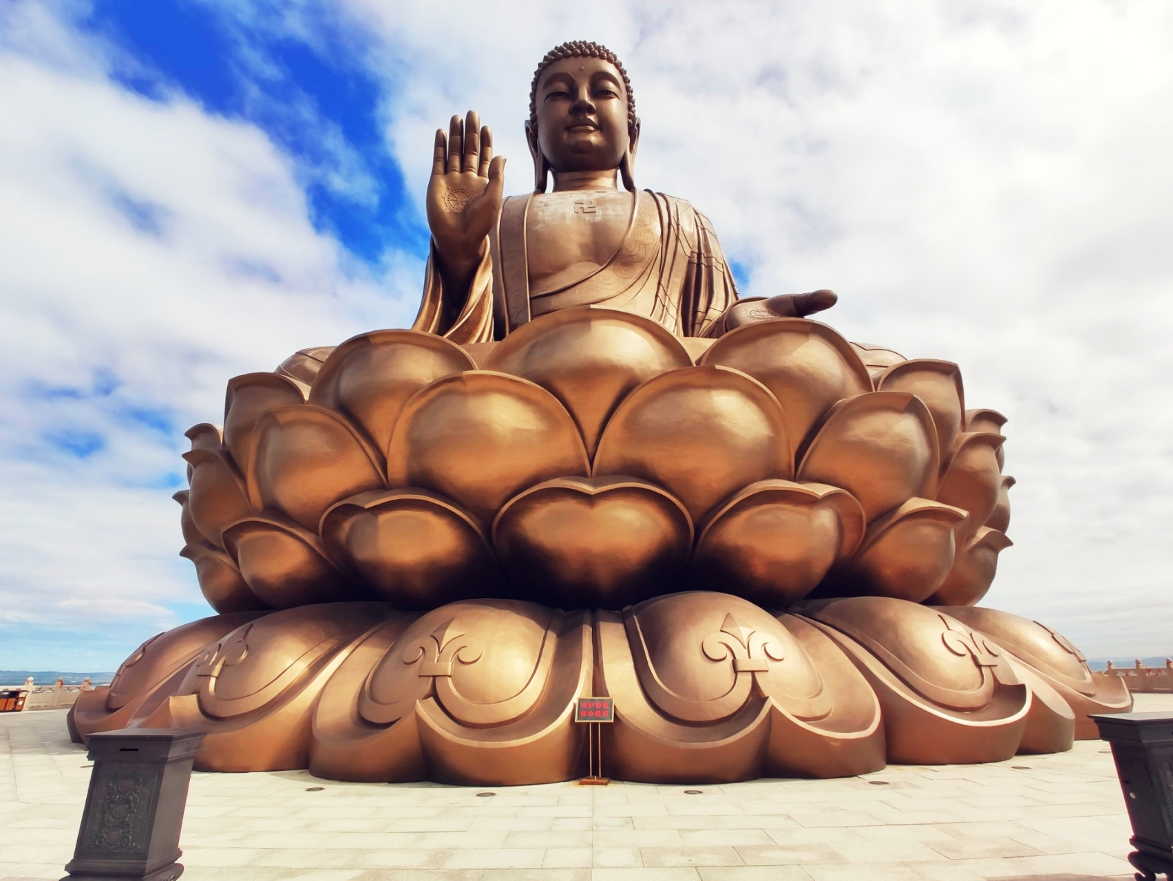 跨年创作挑战赛# 敦化金鼎大佛——是中国五方五佛之一的北方佛.