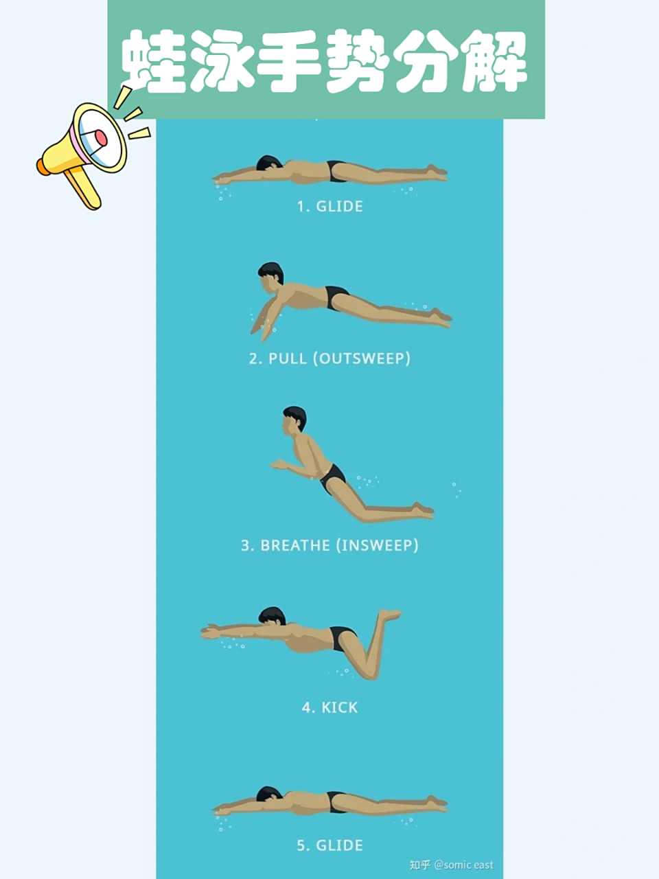 记住这4个口诀,你就能学会蛙泳! 1