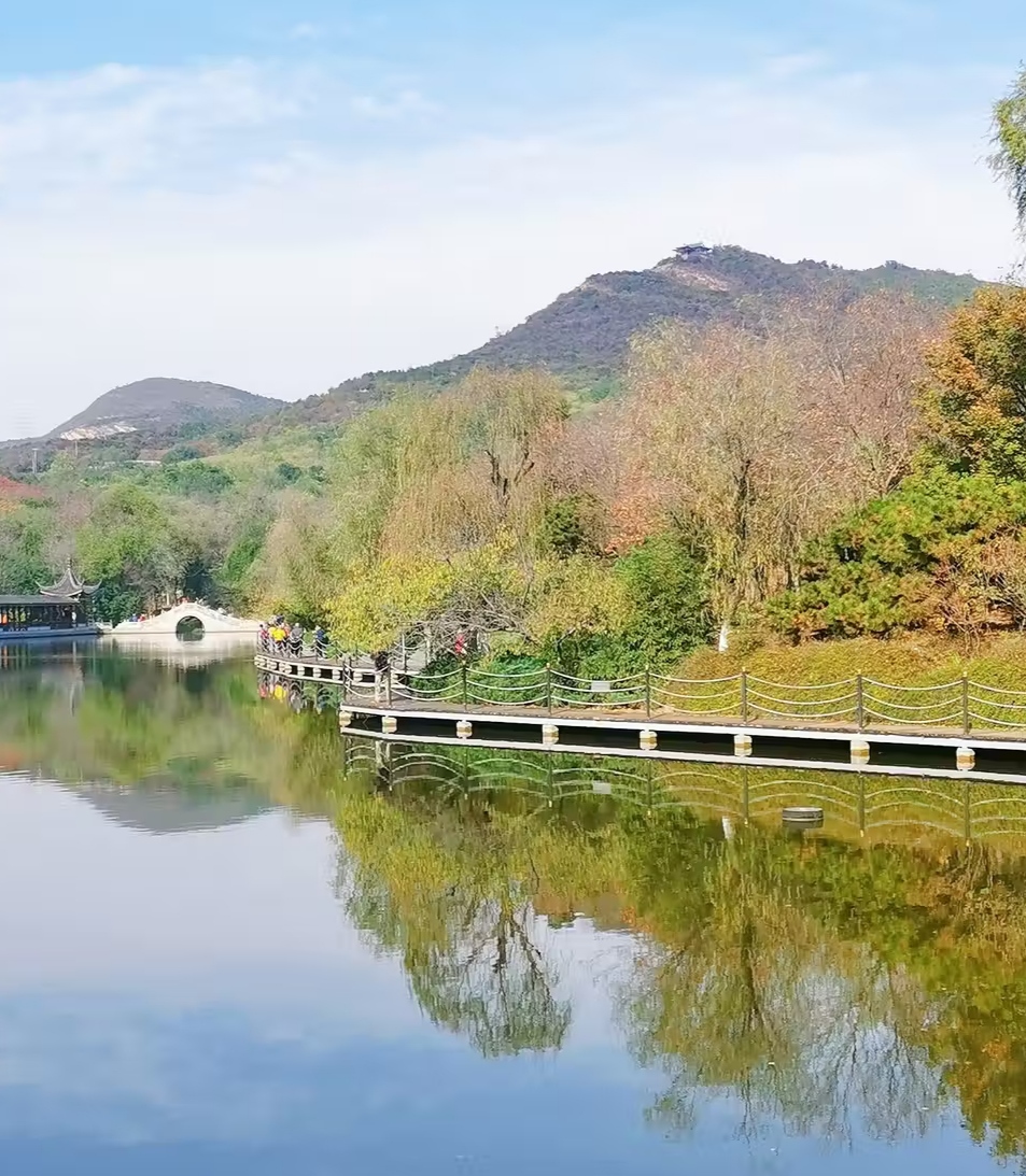 北京丰台北宫国家森林公园山清水秀