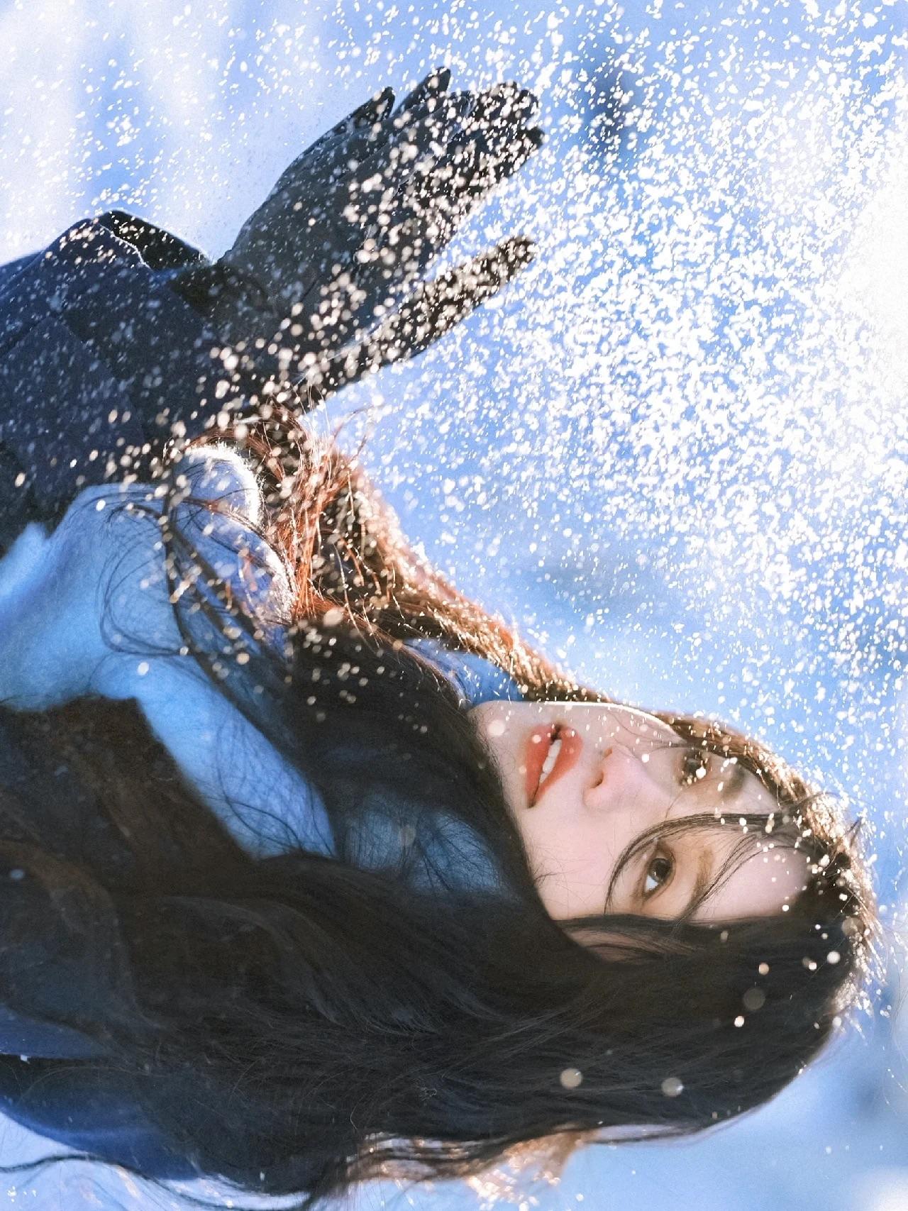 雪地人像摄影,这些姿势和技巧,出片率高人也美